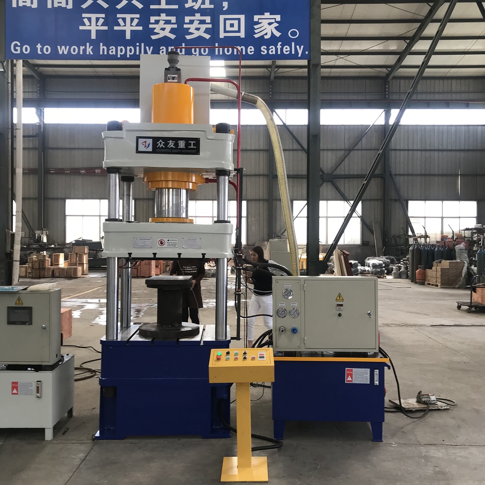 200噸壓(ya)月餅盒(he)四柱液壓機 200T金屬拉(la)伸成型(xing)油壓(ya)機