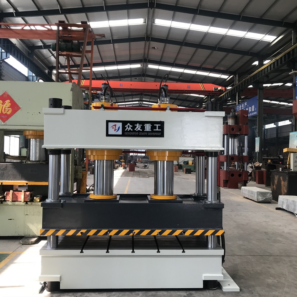 315噸(dun)雙(shuang)缸四(si)柱液(ye)壓機(ji) 315t金屬(shu)成型(xing)油(you)壓機