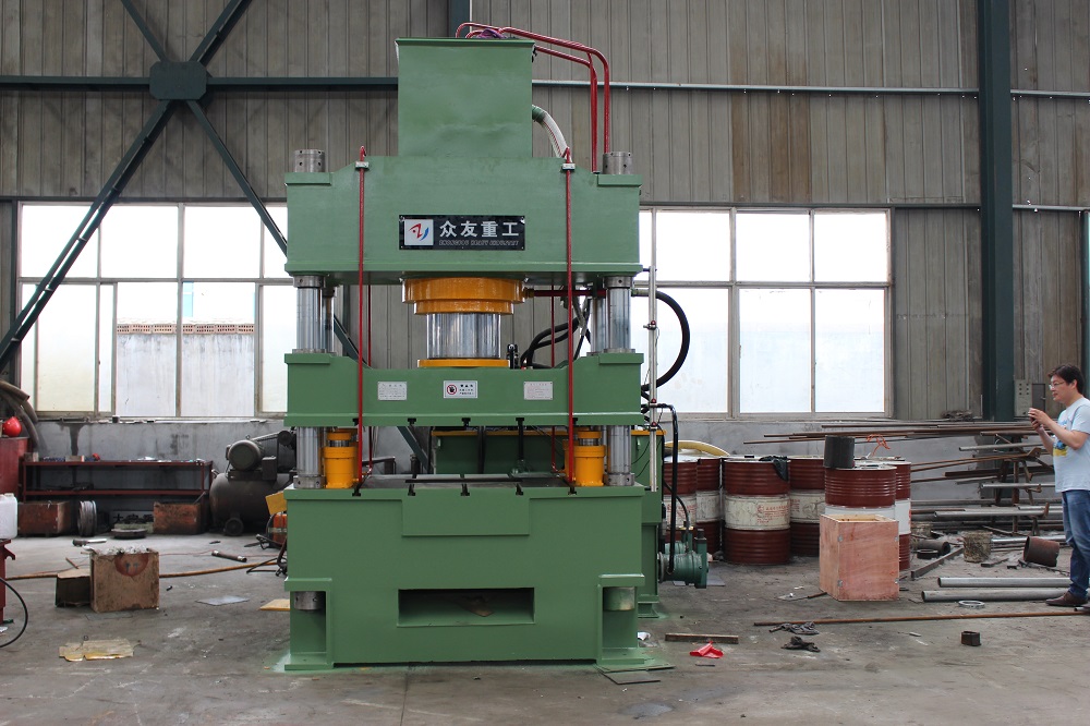 400噸三(san)樑(liang)四柱液壓機 400t快(kuai)速落料油壓(ya)機(ji)
