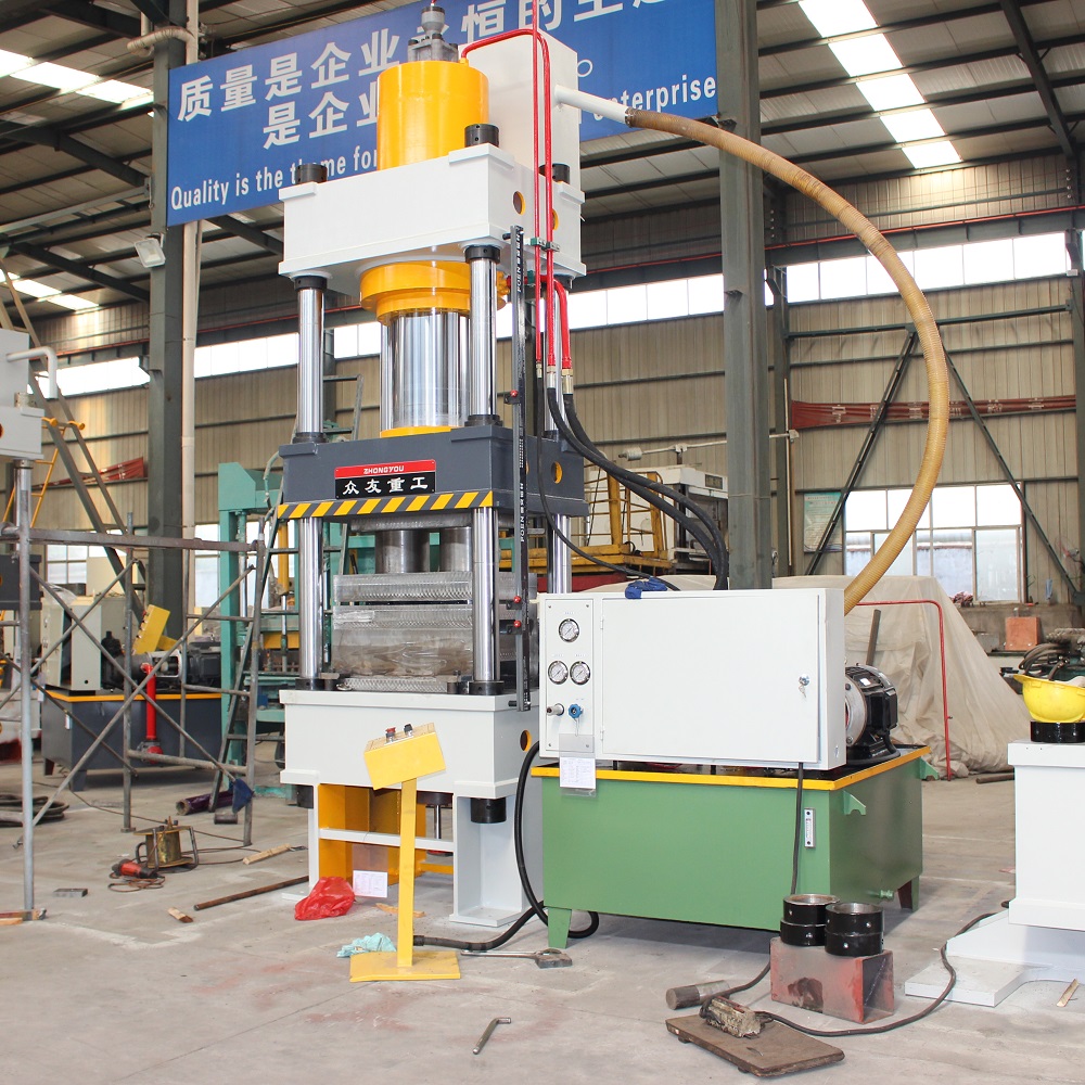 315噸(dun)茶(cha)餅(bing)機 315T四(si)柱(zhu)液(ye)壓(ya)機