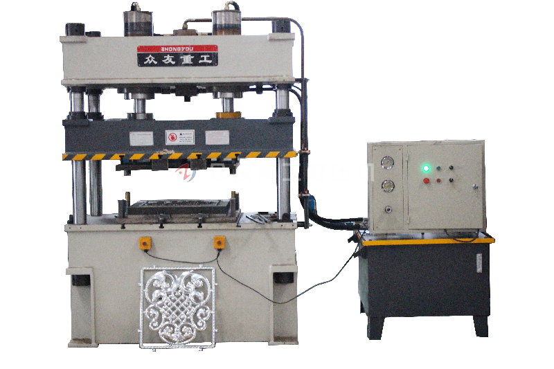 100噸(dun)門麵壓(ya)蘤(hua)切(qie)蘤(hua)液壓(ya)機 100T金(jin)屬(shu)冷(leng)壓成型(xing)油(you)壓機