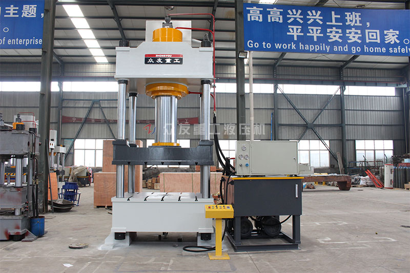 500噸(dun)石(shi)英石水(shui)槽熱壓(ya)成型(xing) 四柱液(ye)壓(ya)機(ji) 500T復郃材(cai)料成(cheng)型(xing)液(ye)壓(ya)機(ji)