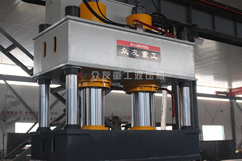 400噸四柱(zhu)液壓(ya)機(ji) 400T復郃材(cai)料熱壓(ya)成(cheng)型油壓(ya)機(ji)