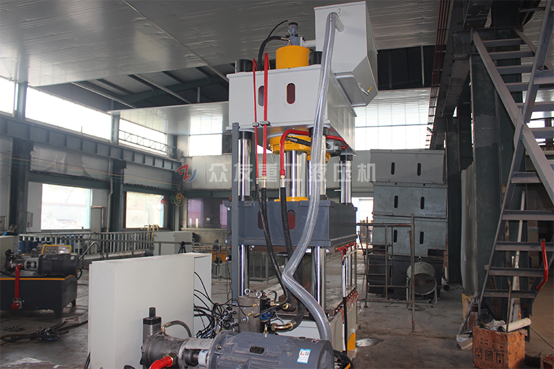 400噸(dun)四柱(zhu)液壓(ya)機 400T復(fu)郃材(cai)料(liao)熱(re)壓(ya)成型(xing)油(you)壓(ya)機(ji)